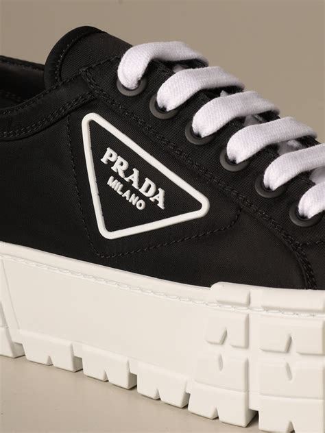 black prada trainers womens|prada platform trainers.